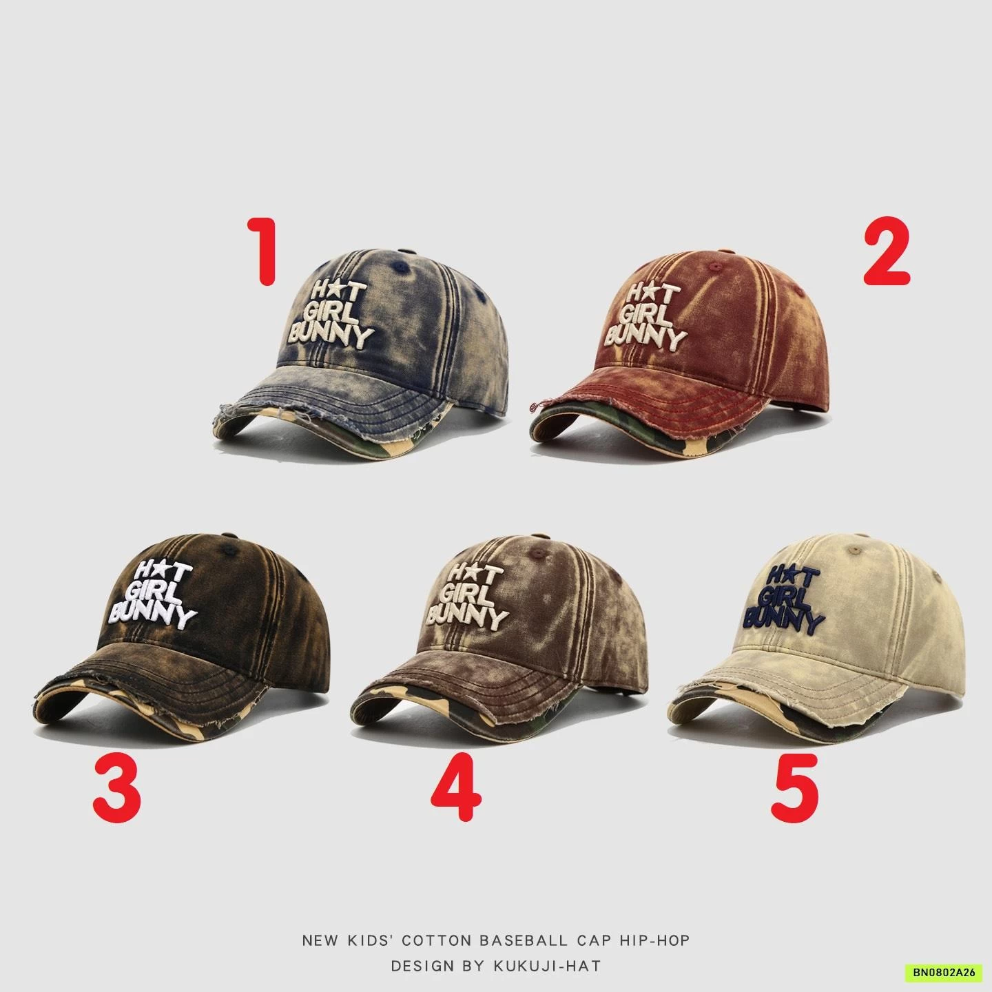 MŨ KẾT LOANG THÊU CHỮ BG