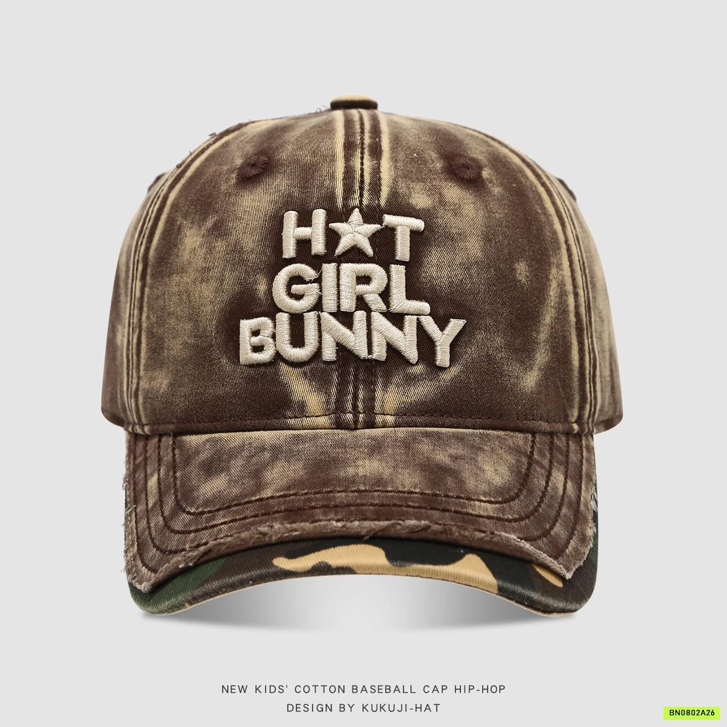 MŨ KẾT LOANG THÊU CHỮ BG