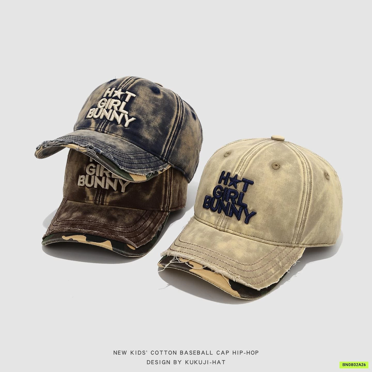 MŨ KẾT LOANG THÊU CHỮ BG