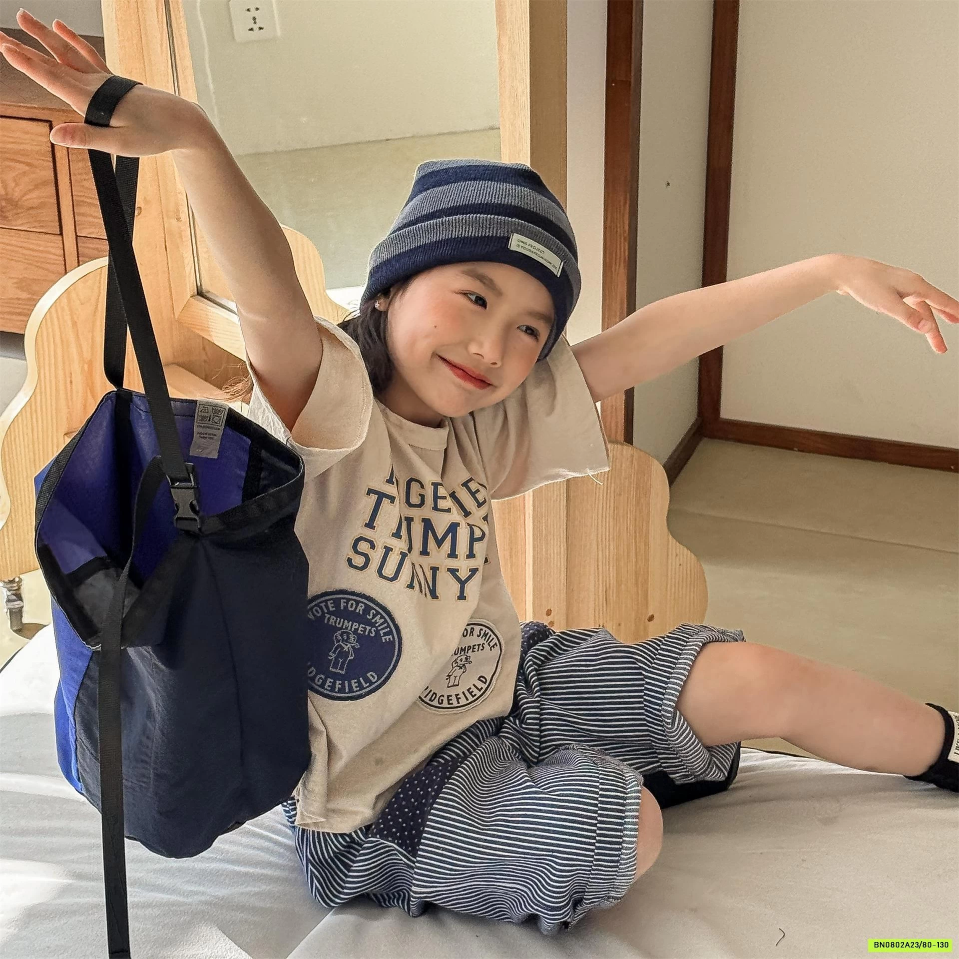 ÁO THUN CHỮ KÈM LOGO 6266 ADBABY