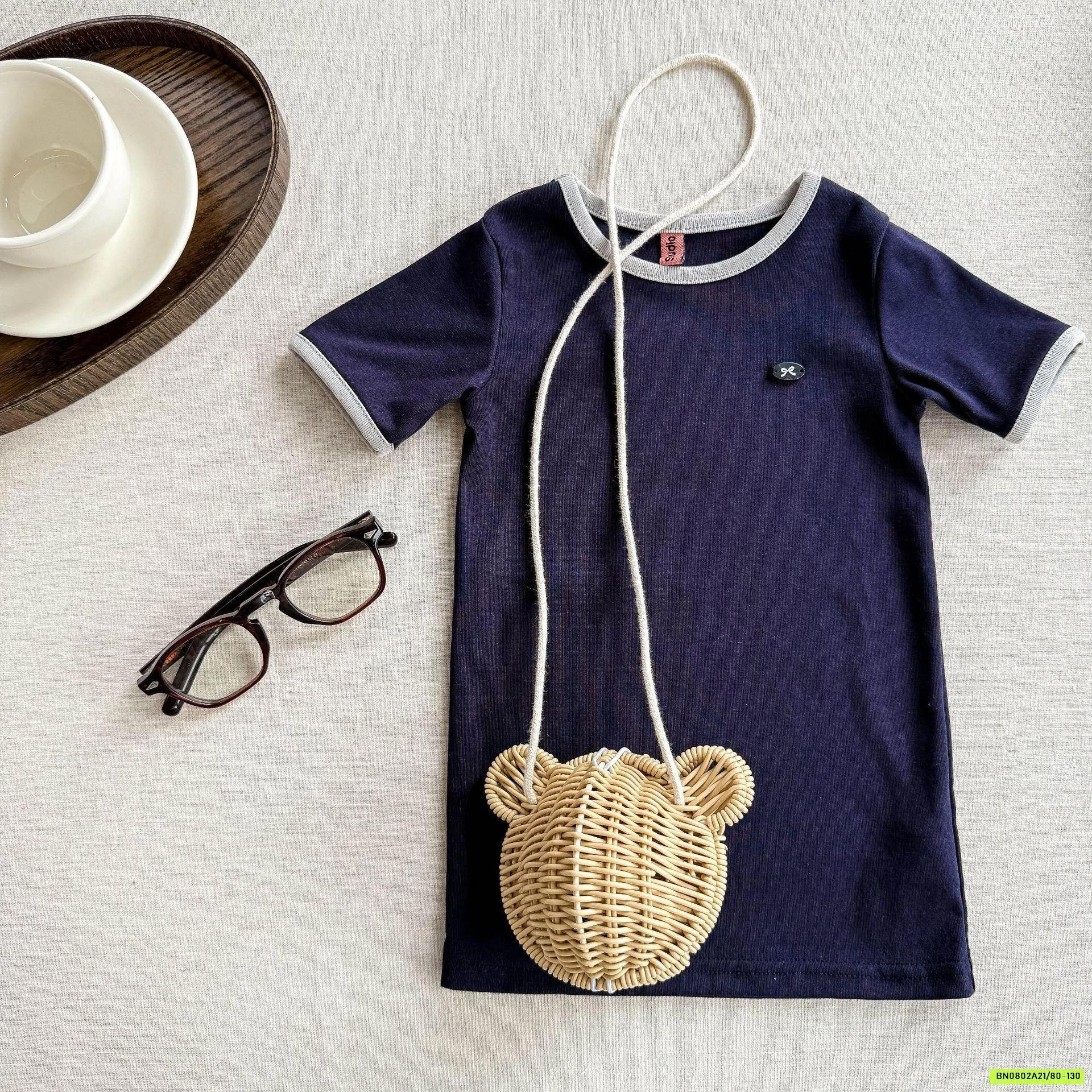 ĐẦM COTTON LADY PHỐI VIỀN ADBABY