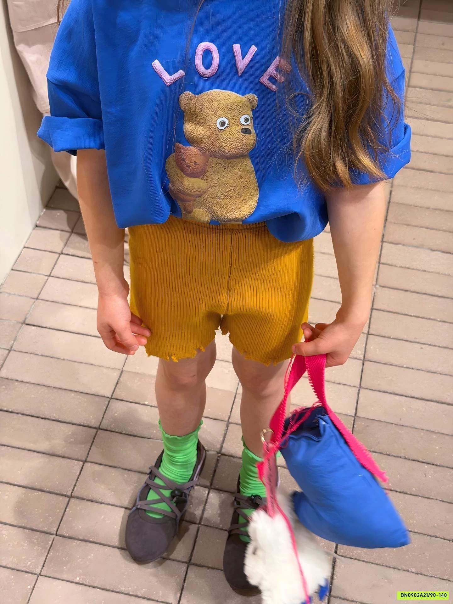 ÁO GẤU COBAN MIX LEGGING VÀNG