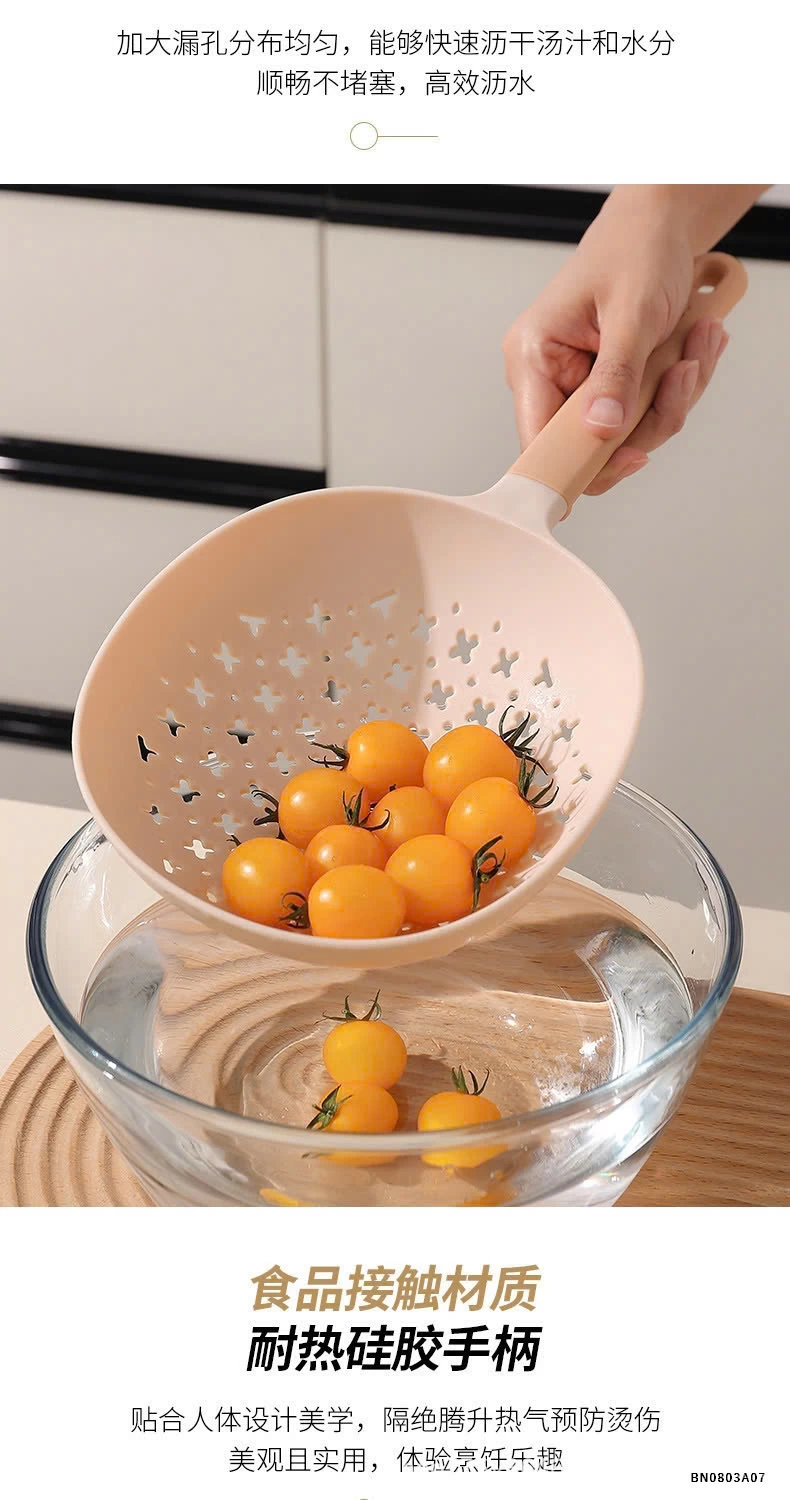 SÉT 3 MUỖG RỔ CÓ TAY CẦM