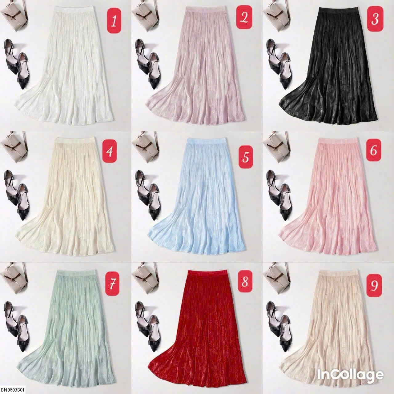 CHÂN VÁY DÁNG DÀI CHO NỮ