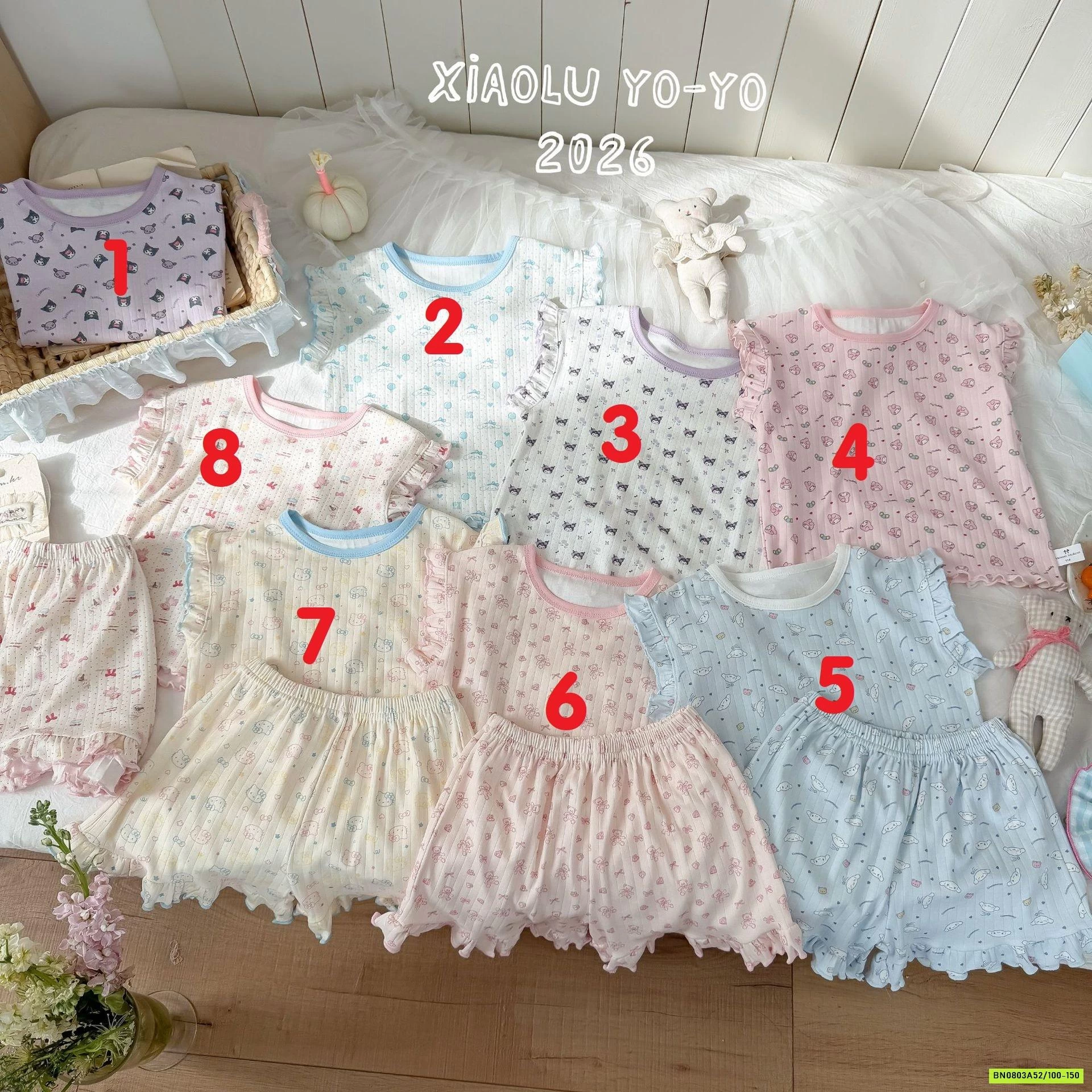 BỘ COTTON GIẤY DỄ THƯƠNG