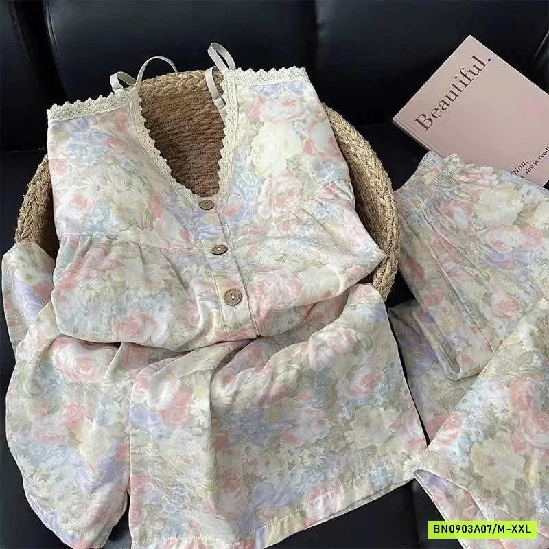 SET HOA NHÍ 3 MÓN MẶC NHÀ