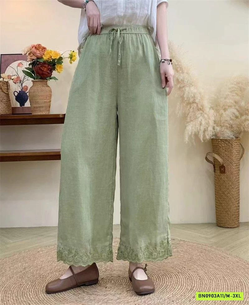 QUẦN ĐŨI SUÔNG THÊU VIỀN GẤU