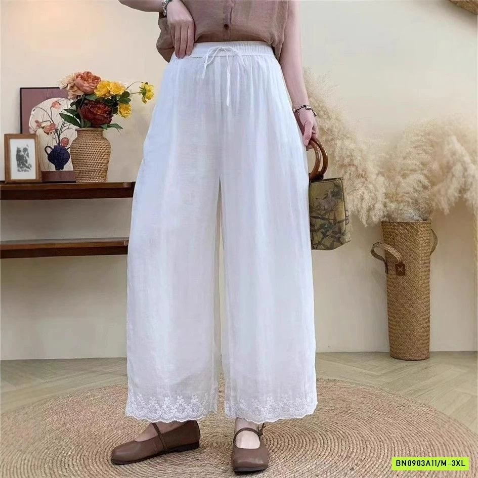 QUẦN ĐŨI SUÔNG THÊU VIỀN GẤU