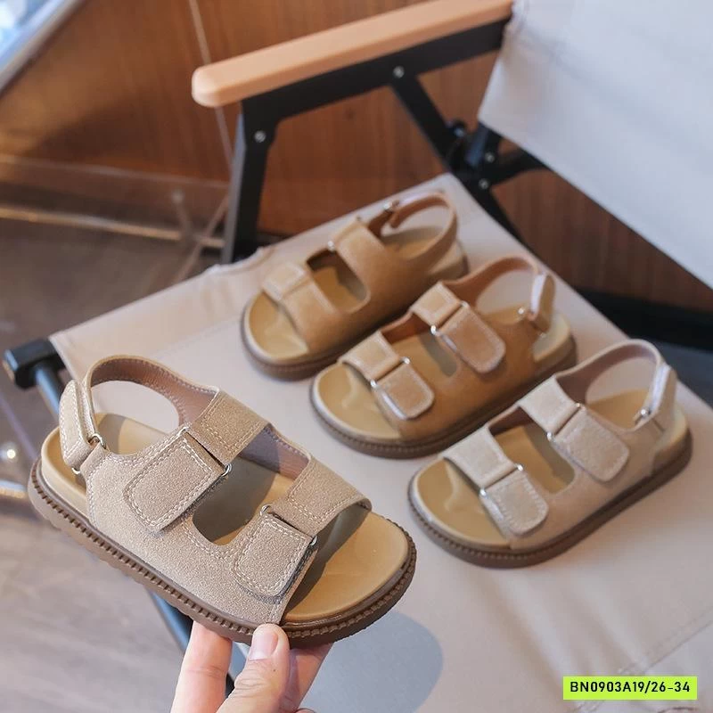 SANDAL QUAI DÁN DA LỘN TONE NÂU