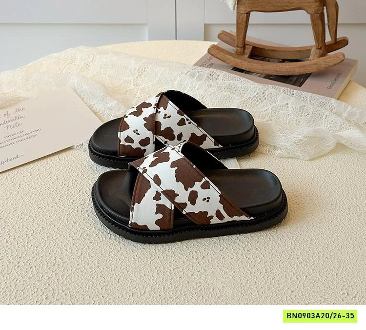 DÉP LÊ QUAI CHÉO HỌA TIẾT VẰN