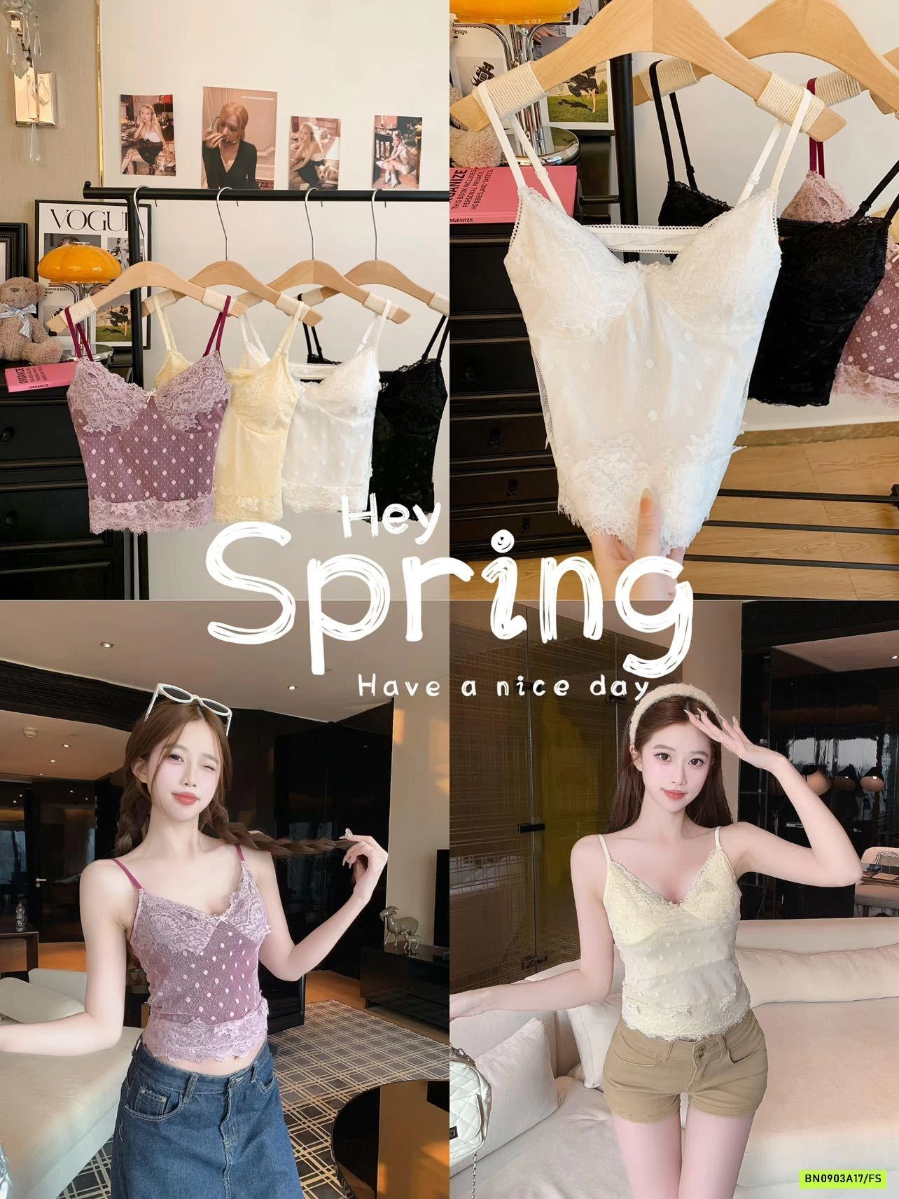 ÁO 2 DÂY 2 LỚP PHỐI REN