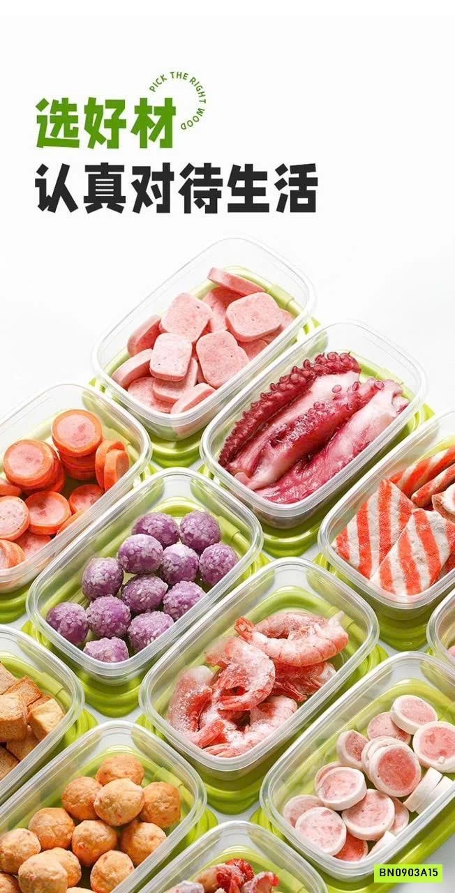 COMBO 6 HỘP NHỰA 830ml #CHAHUA