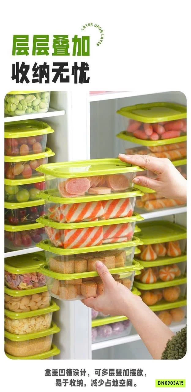 COMBO 6 HỘP NHỰA 830ml #CHAHUA