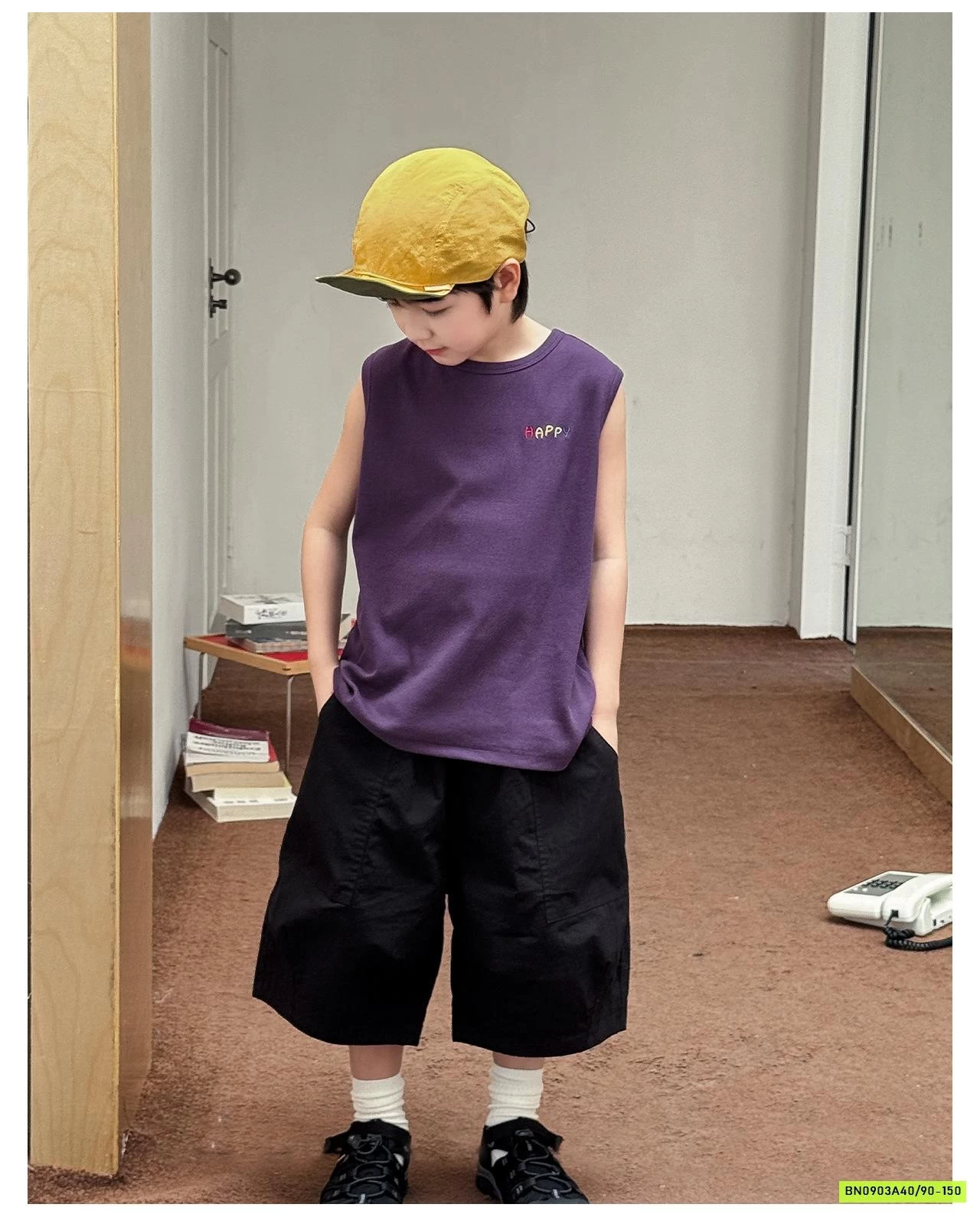 ÁO SÁT NÁCH THÊU HAPPY AX6046 AOAOKIDS