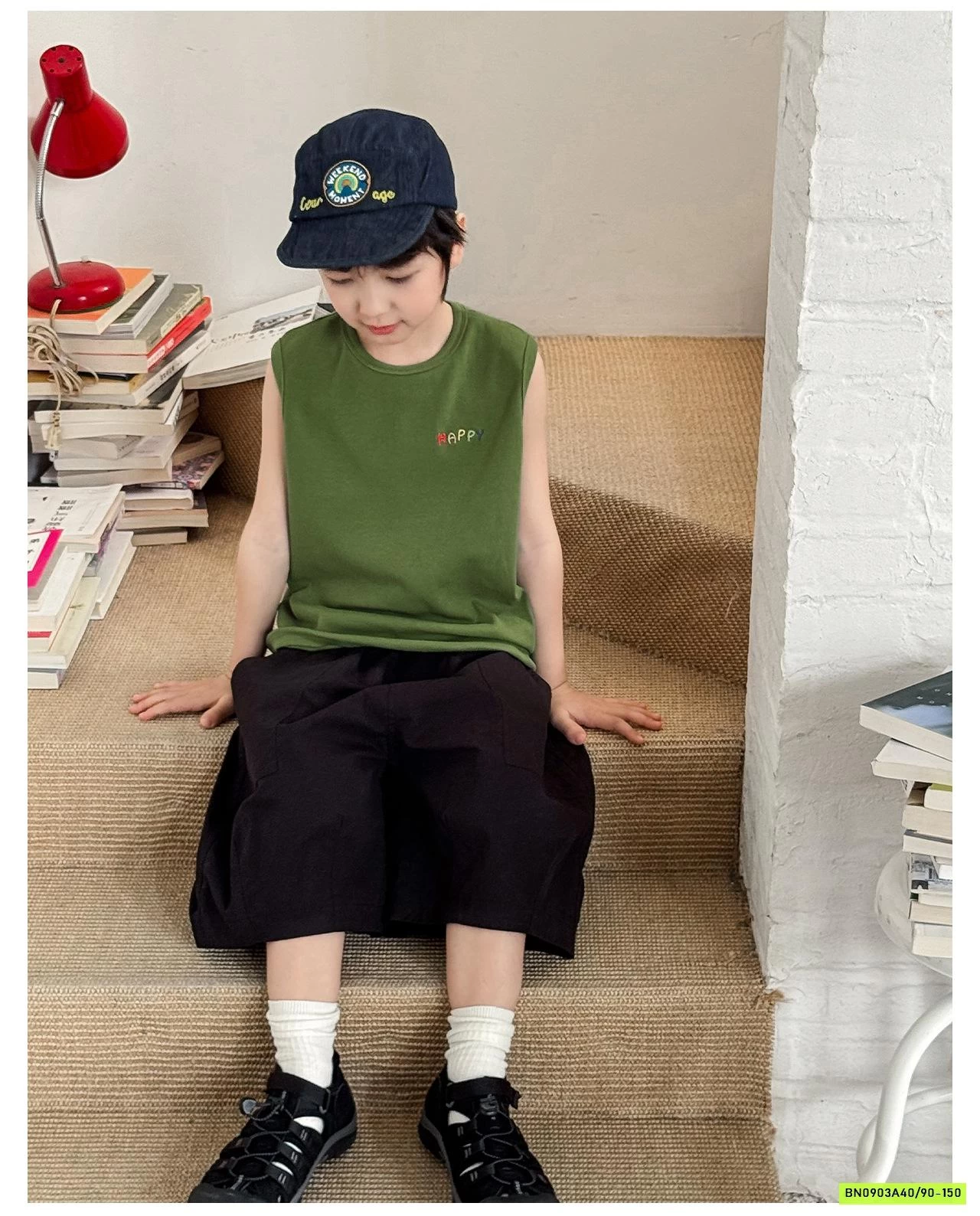 ÁO SÁT NÁCH THÊU HAPPY AX6046 AOAOKIDS