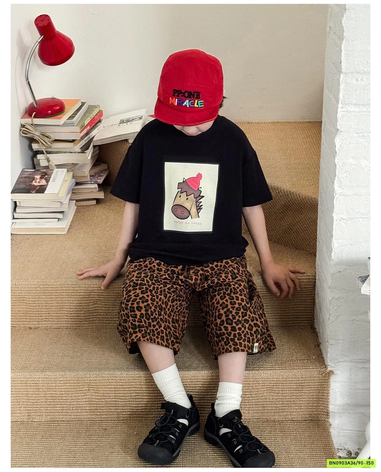 ÁO THUN NGỰA MIX SHORT GIÓ AOAOKIDS