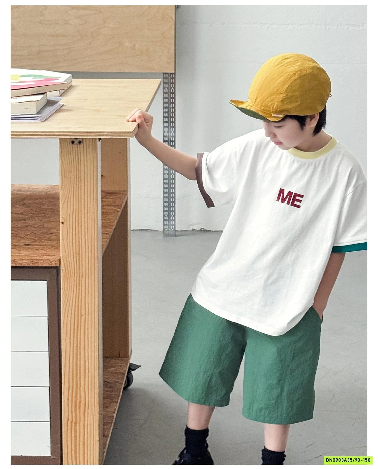 ÁO THUN M.E MIX SHORT GIÓ AOAOKIDS