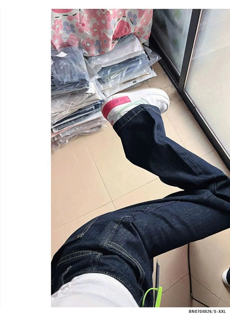 QUẦN JEAN XANH ĐẬM ỐNG LOE