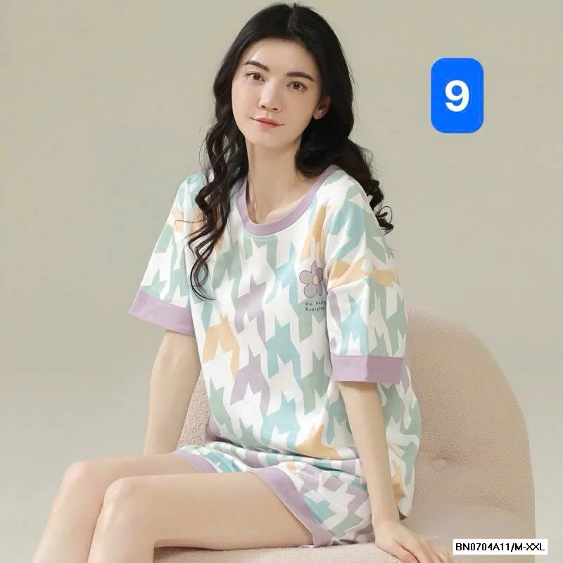 BỘ ĐÙI COTTON MẶC NHÀ