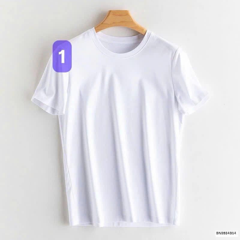 ÁO THUN TENCEL TRƠN CỔ TIM - CỔ TRÒN