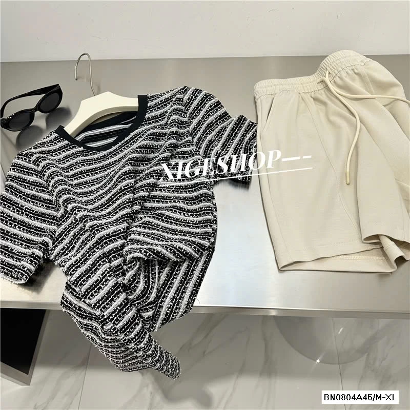 SHORT COTTON GÂN TRƯỚC