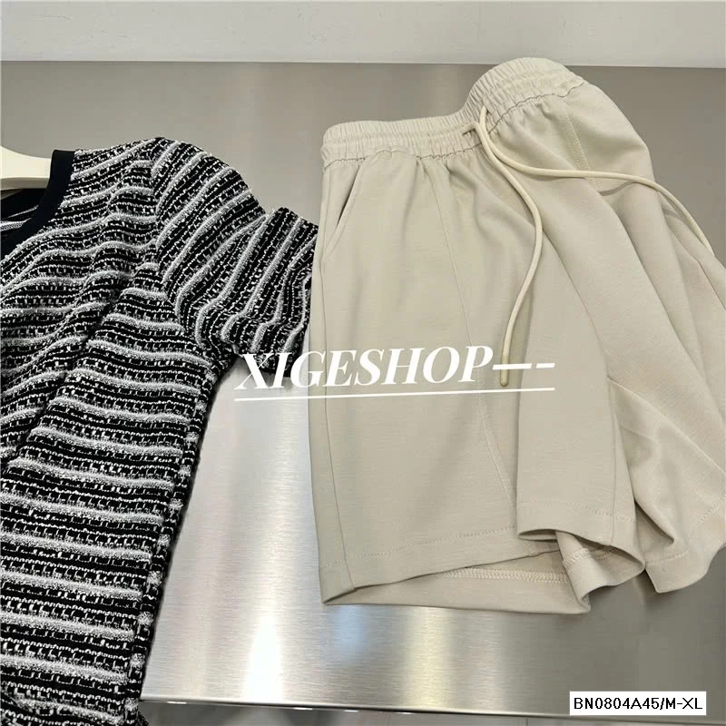 SHORT COTTON GÂN TRƯỚC