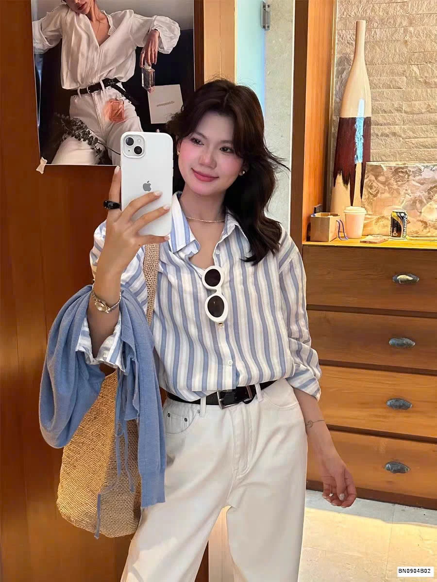 ÁO SƠ MI KẺ SỌC  RS STUDIO