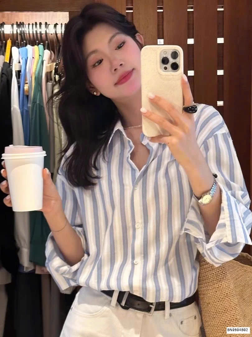 ÁO SƠ MI KẺ SỌC  RS STUDIO