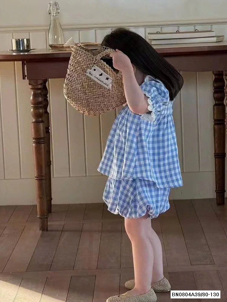 SÉT QUẦN BÍ CARO XANH