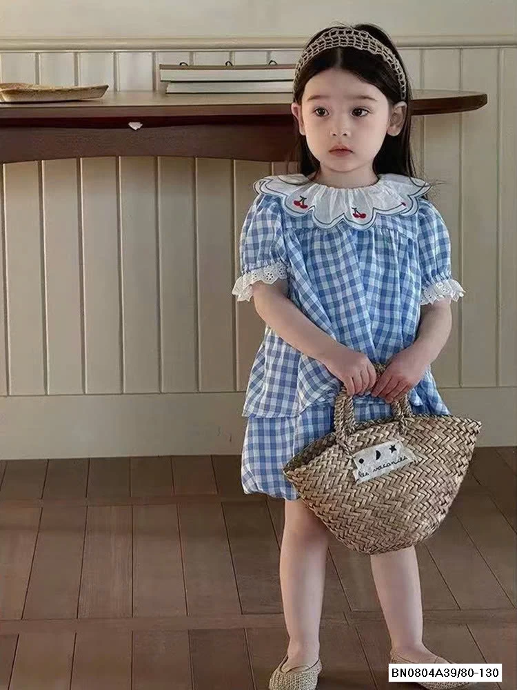 SÉT QUẦN BÍ CARO XANH