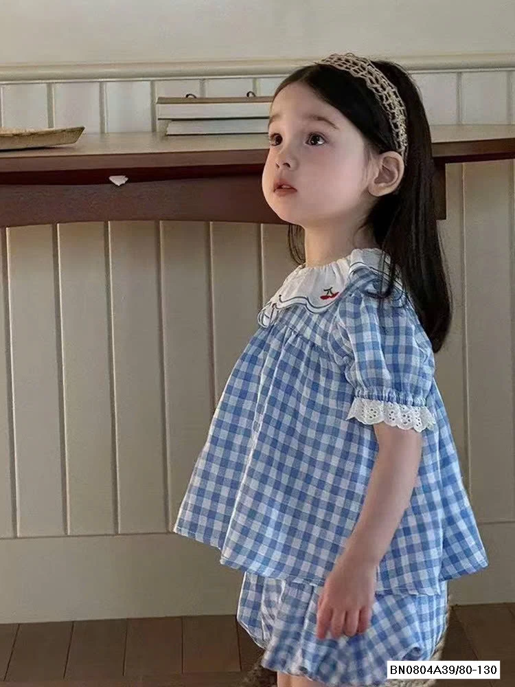 SÉT QUẦN BÍ CARO XANH