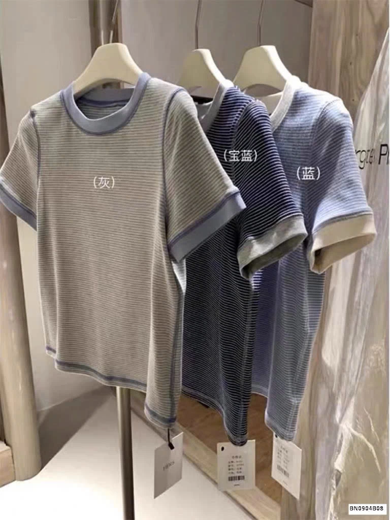 ÁO THUN KẺ TĂM COTTON