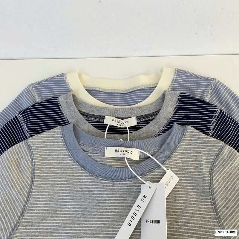 ÁO THUN KẺ TĂM COTTON