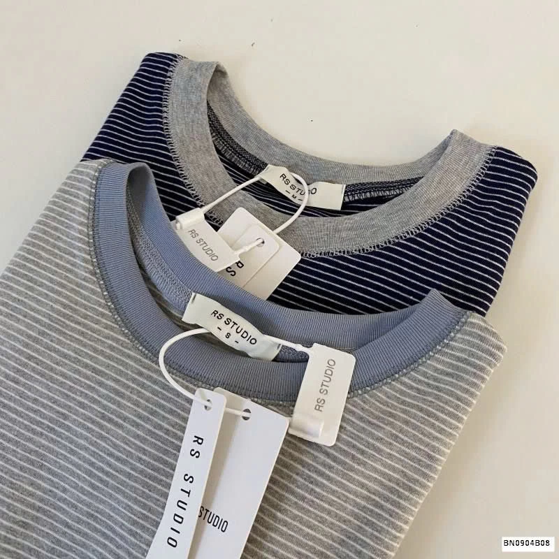 ÁO THUN KẺ TĂM COTTON