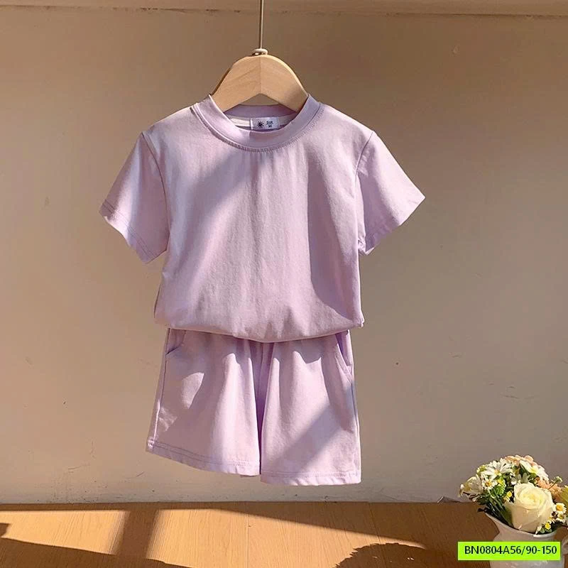 BỘ COTTON CỘC TRƠN MÀU