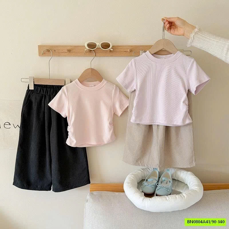 SÉT ÁO RÚT EO MIX QUẦN SUÔNG