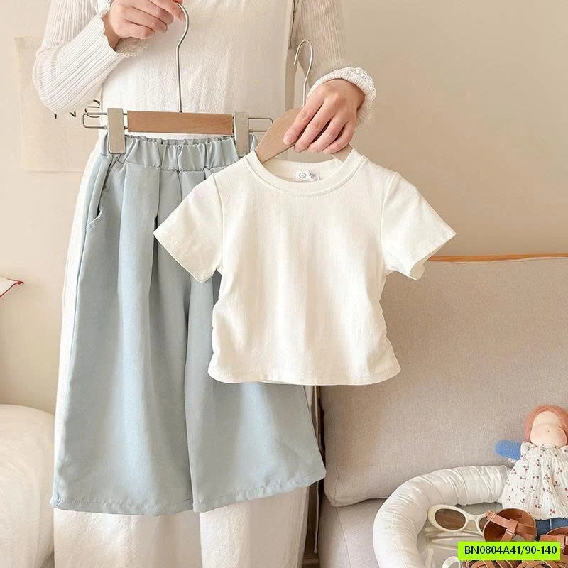 SÉT ÁO RÚT EO MIX QUẦN SUÔNG