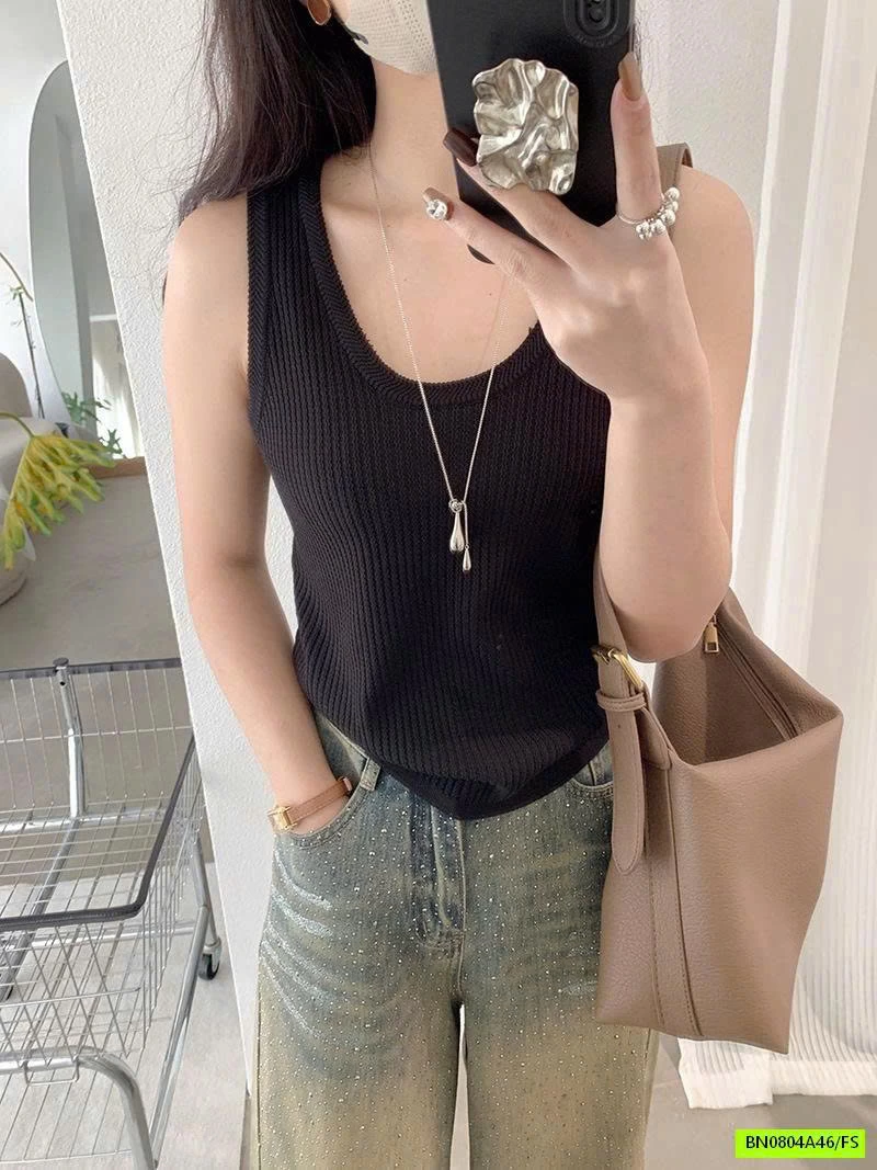 ÁO 2 DÂY THUN GÂN FULL 7 MÀU