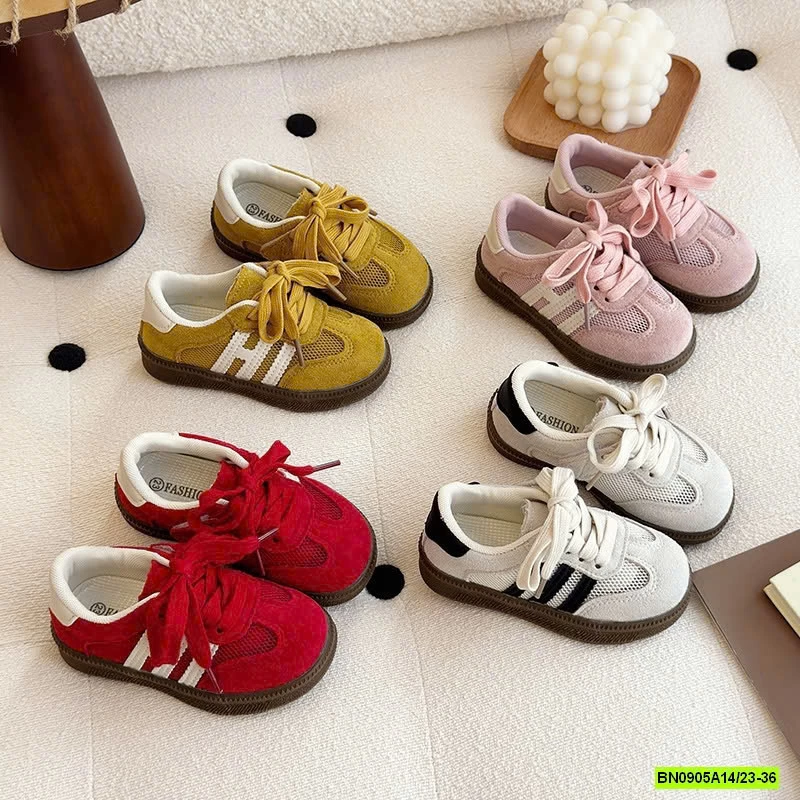 GIÀY LƯỚI 2 SỌC QUAI DÁN