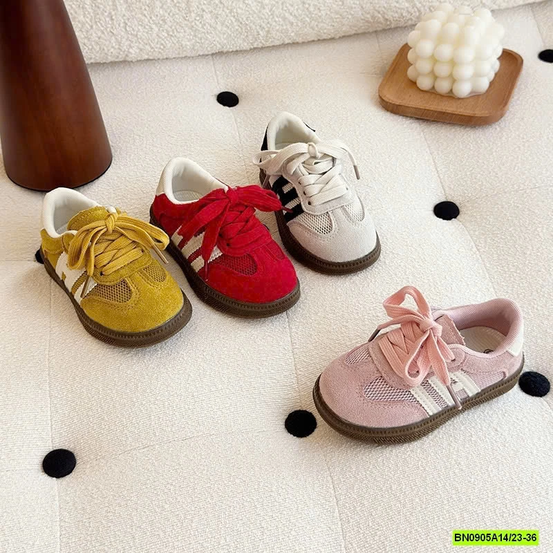 GIÀY LƯỚI 2 SỌC QUAI DÁN