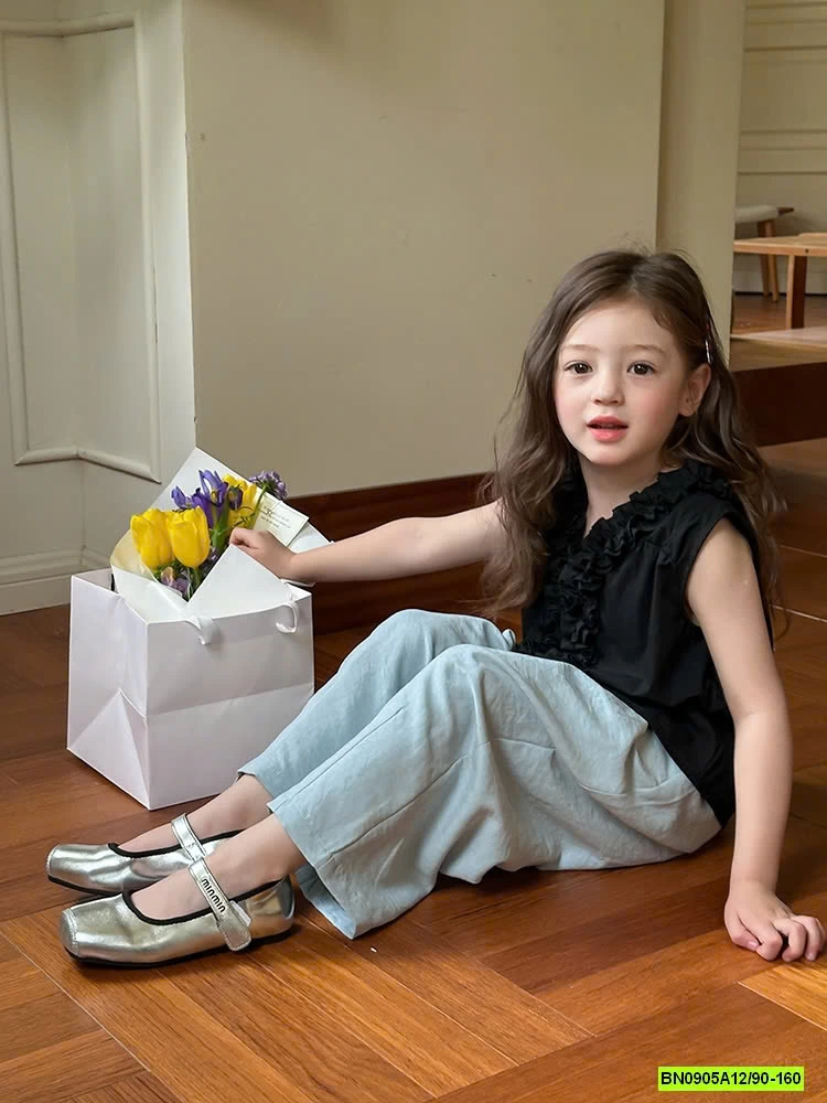 SƠ MI SÁT NÁCH VIỀN BÈO 25C068 AMBB