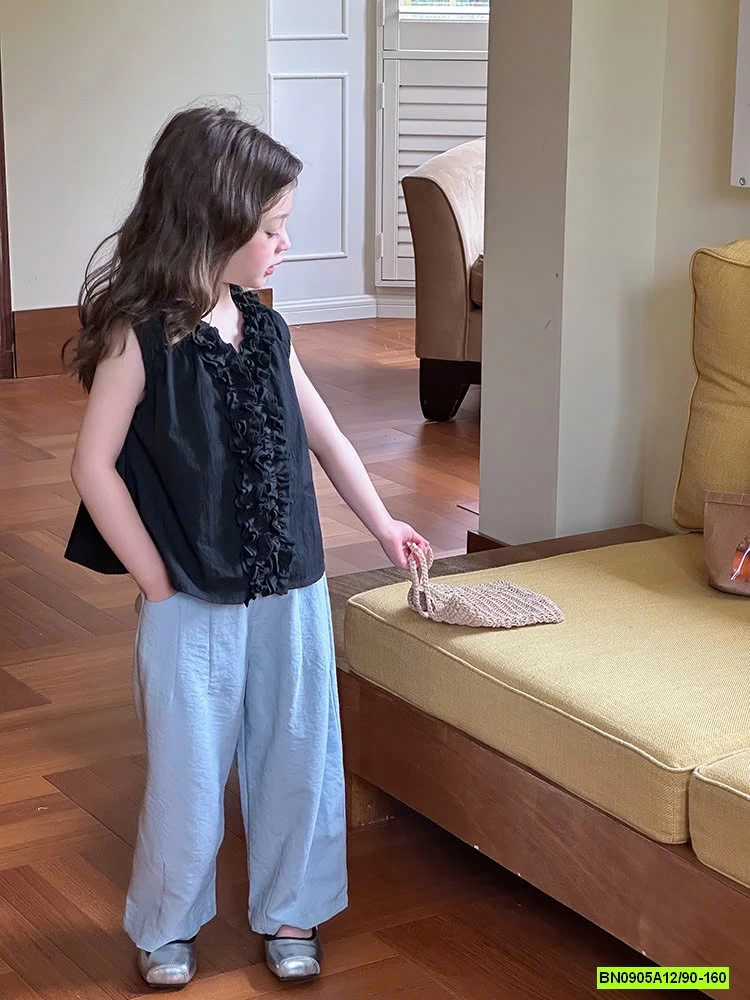 SƠ MI SÁT NÁCH VIỀN BÈO 25C068 AMBB