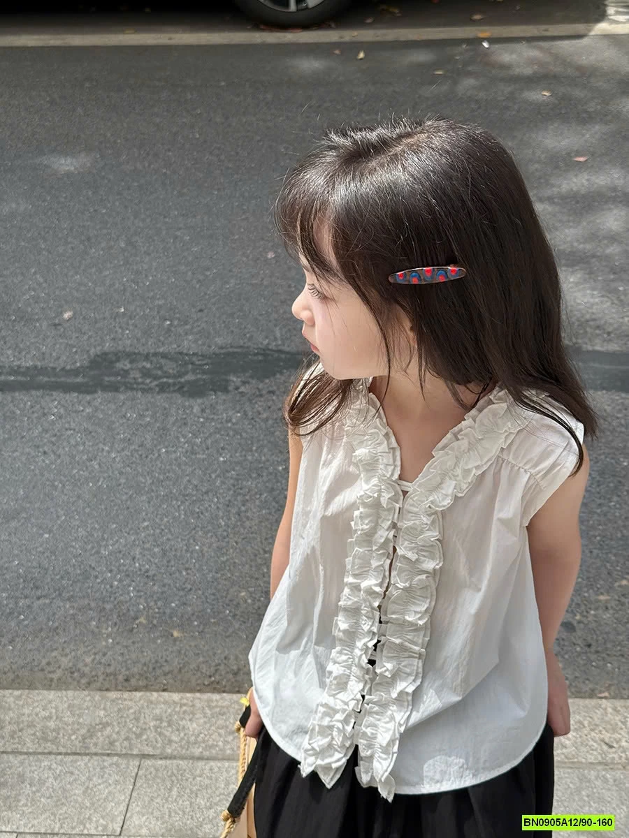 SƠ MI SÁT NÁCH VIỀN BÈO 25C068 AMBB