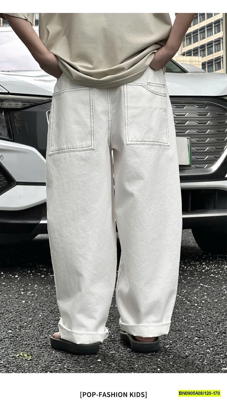 ÁO CỔ TRÒN TRƠN MIX QUẦN SUÔNG