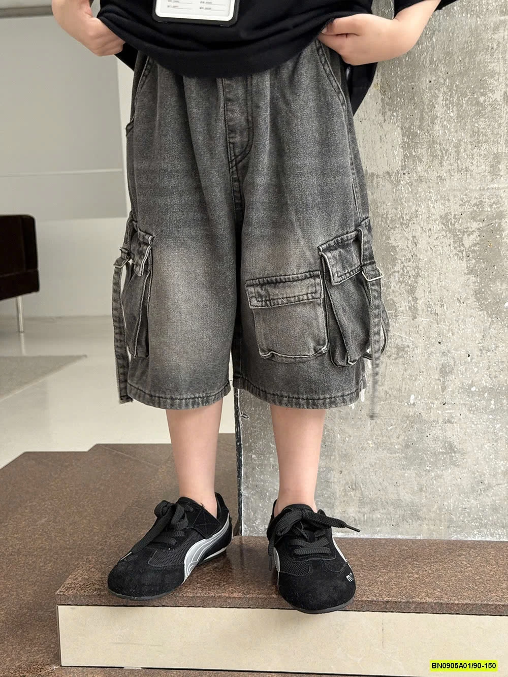 ÁO LOANG MIX SHORT ĐEN