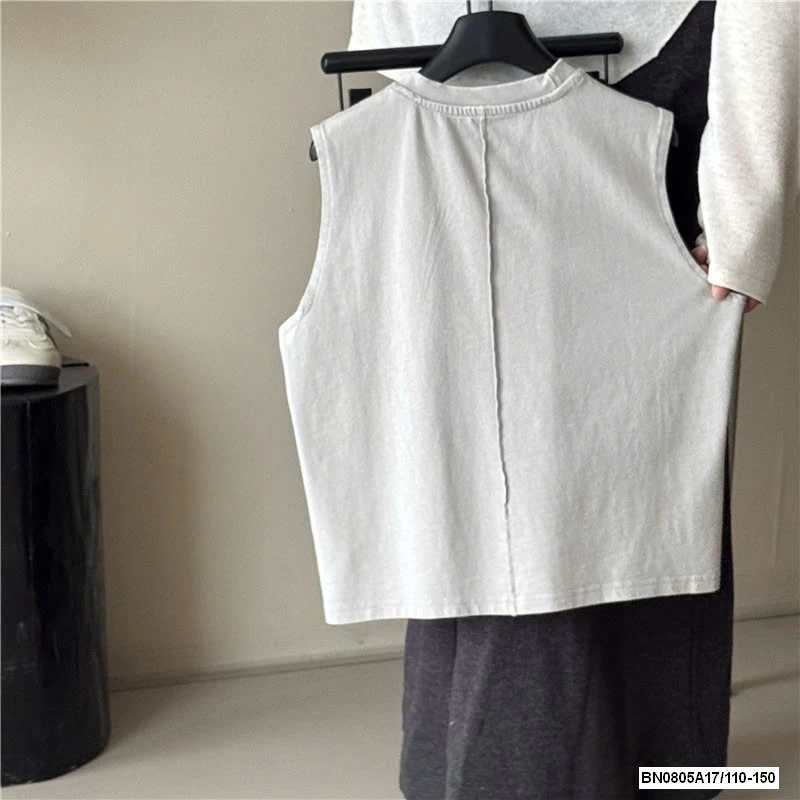 ÁO SÁT NÁCH BẠC MÀU GÂN TRƯỚC