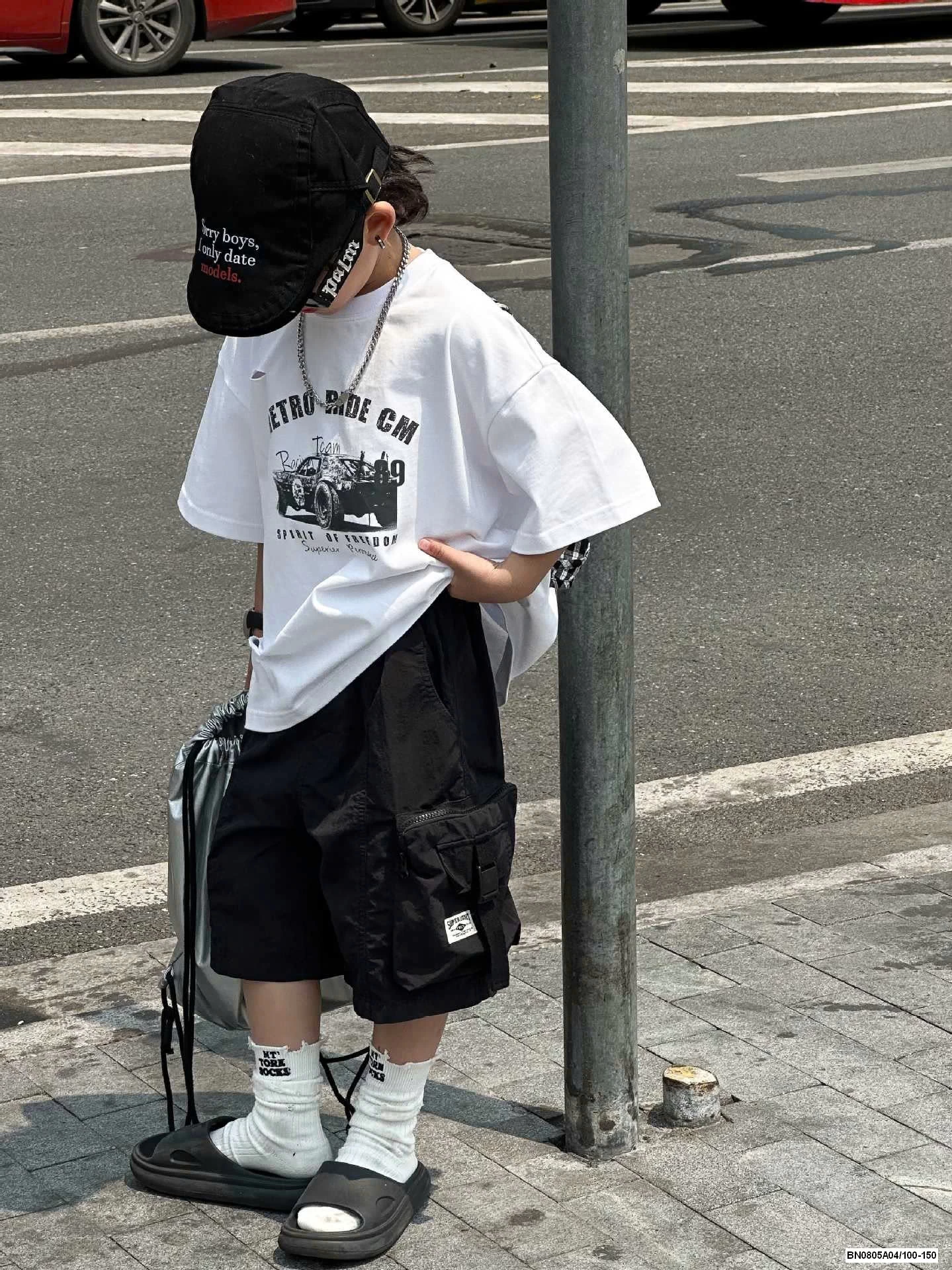 ÁO THUN RÁCH PHỐI CARO