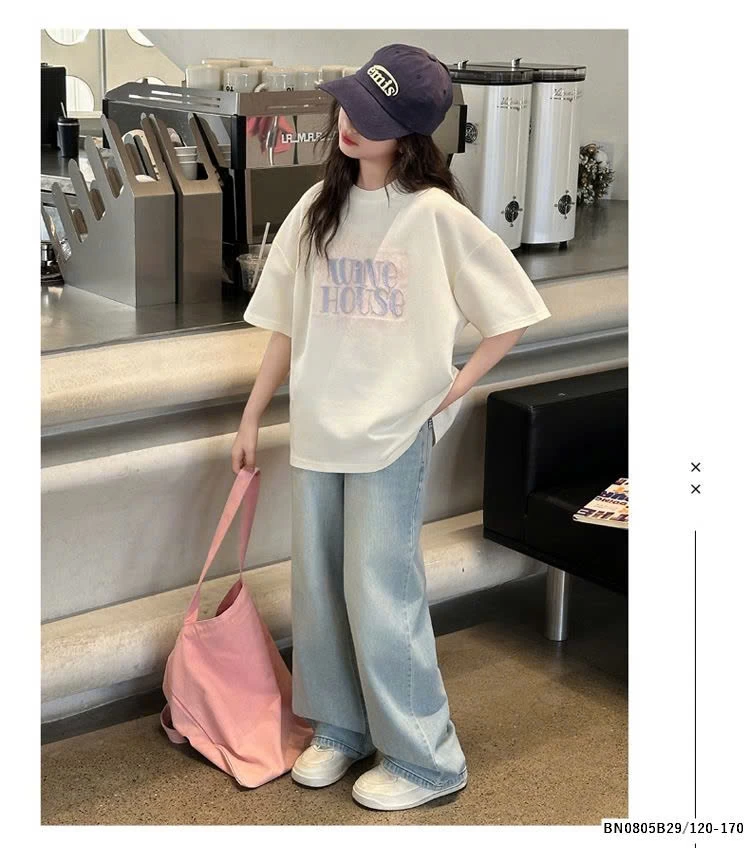 SÉT ÁO THUN WINEHOUSE MIX QUẦN JEAN BẠC MÀU JUZITIGE