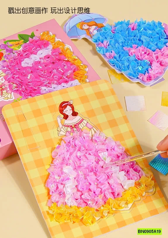 ĐỒ CHƠI THIẾT KẾ VÁY CÔNG CHÚA DIY