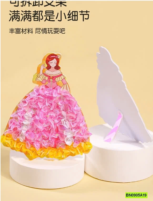 ĐỒ CHƠI THIẾT KẾ VÁY CÔNG CHÚA DIY